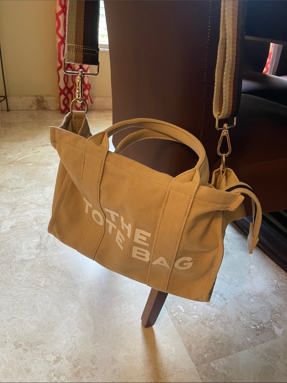 Canvas Tote Bag in Tan - The Tote Bag